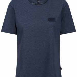 Women’s Picture Key Short Sleeve Cotton T-Shirt - Dark Blue Melange