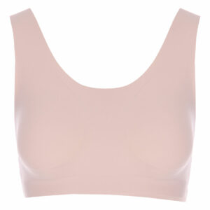 Womens Plain Neutral Wide Strap Bonded Crop Top