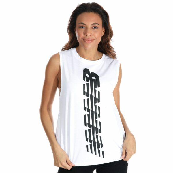 Womens Relentless Cinched Back Graphic Tank Top