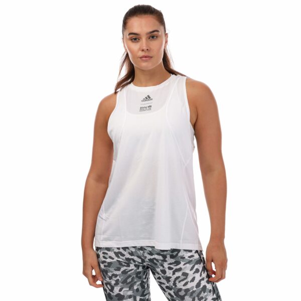 Womens Run It 3-Stripes Tank Top