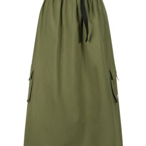 Women's Santa Cruz Strip High Waisted Cargo Skirt - Green