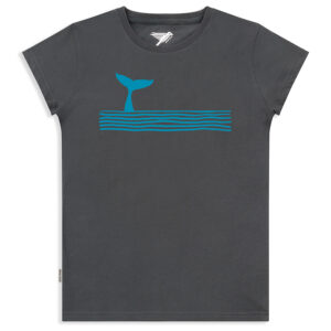 Women's Swim Free T-Shirt - Gun Metal