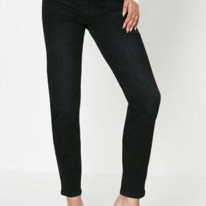 Womens Tall Comfort Slim Mom Jeans