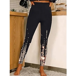 Women's Tights Leggings Print Designer High Waist Ankle-Length A