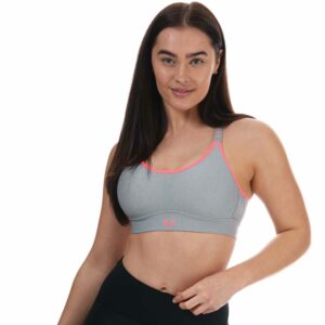 Womens UA Infinity Mid Heather Cover Sports Bra