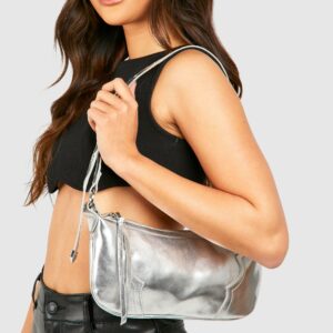 Womens Western Detail Shoulder Bag - Grey - One Size, Grey