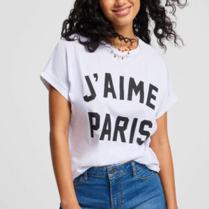 Womens White J'aime Paris T-shirt