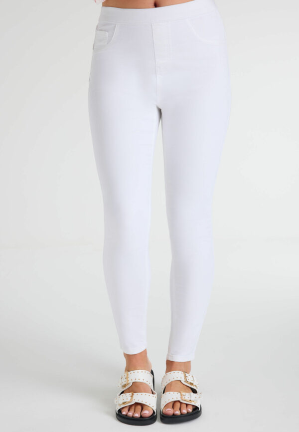 Womens White Kate Shaper Jeggings