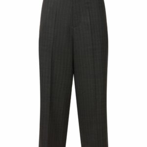 Wool Prince Of Wales Cropped Pants