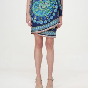 Wrap-Skirt MALIPARMI Woman color Blue 5