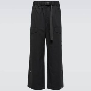 Y-3 Cotton cropped pants