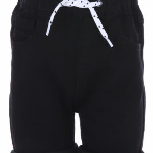 Younger Boys Black Denim Shorts