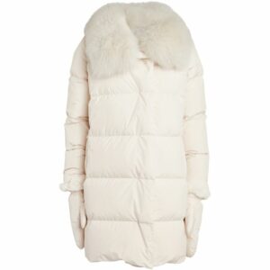 Yves Salomon Fur-Trim Puffer Jacket