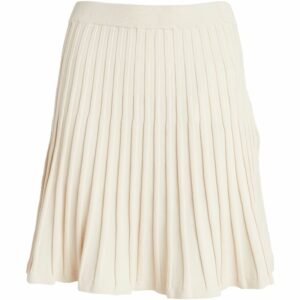 Yves Salomon Pleated A-Line Mini Skirt