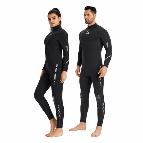 ZCCO 3mm Full Body Neoprene Diving Wet Suit Back Zip Wetsuits Long Sleeves Thermal Swimsuit for Surfing Swimming Snorkel