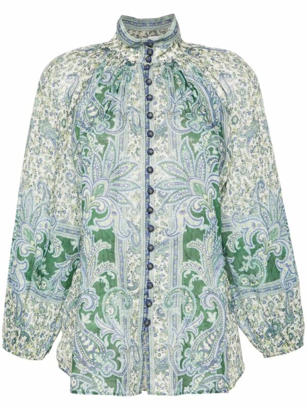 ZIMMERMANN- Paisley Print Blouse