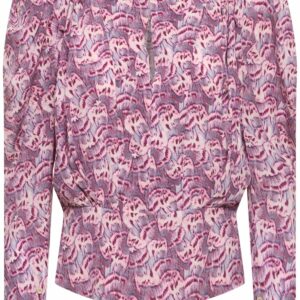 Zarga Printed Silk Top