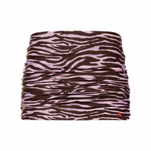 Zebra Printed Mini Skirt