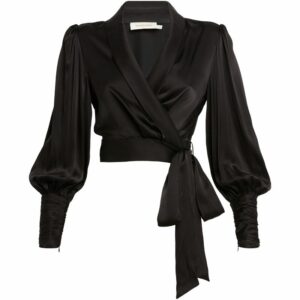 Zimmermann Silk Wrap Blouse