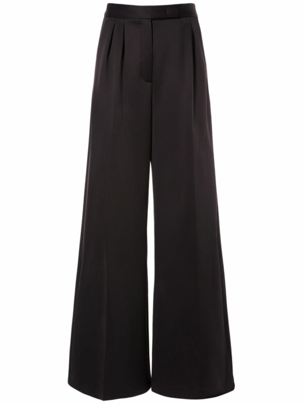 Zinnia Jersey High Waist Wide Pants