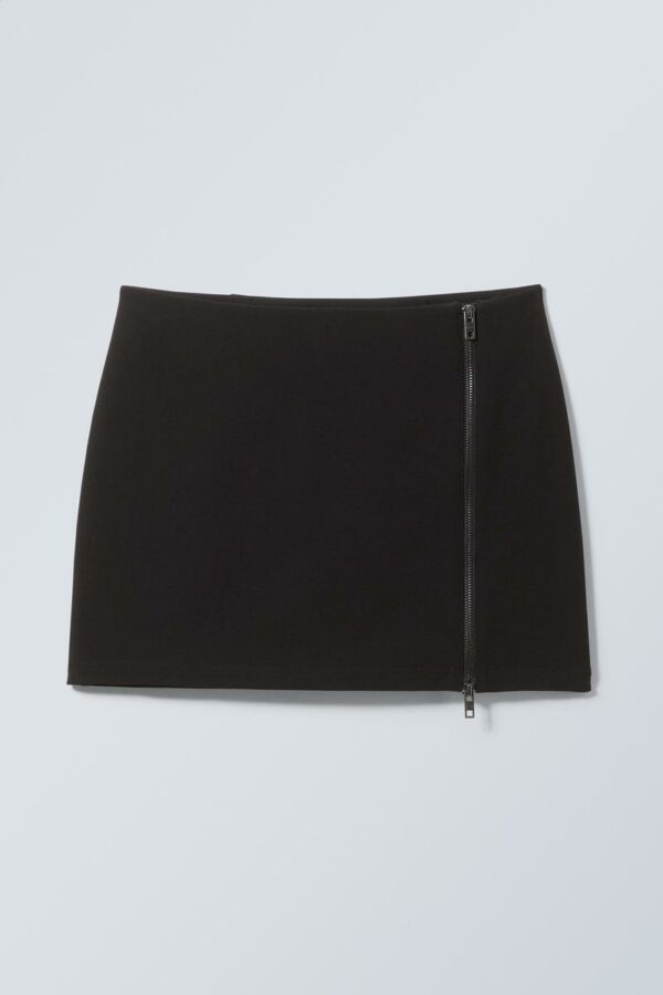 Zip Mini Skirt