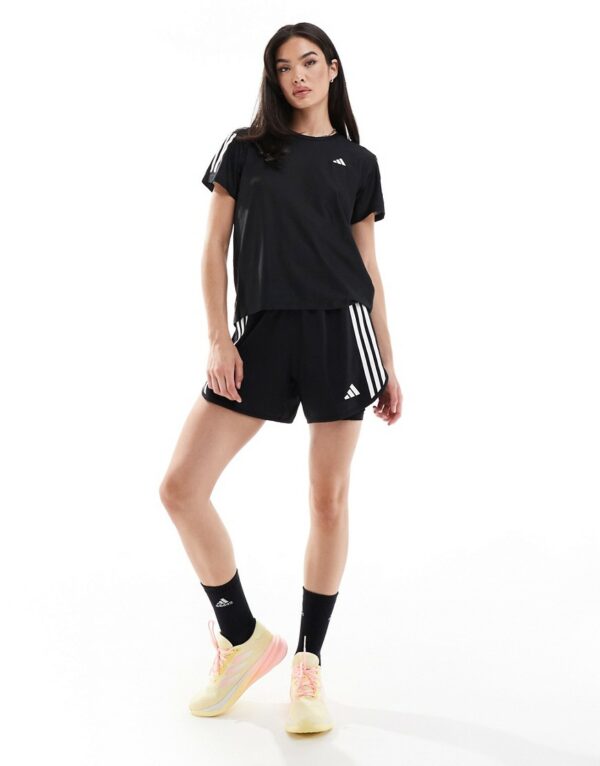 adidas Running Own The Run 2-in-1 shorts-Black