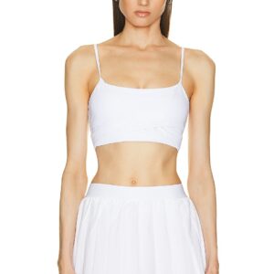 alo Airbrush Enso Sports Bra in White - White. Size XS (also in ).