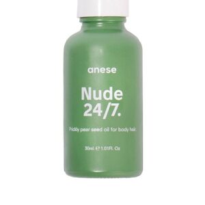 anese Nude 24/7 Bikini Hair Oil in Metallic Gold.