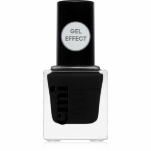 emi E.MiLac Gel Effect Ultra Strong gel-effect nail polish without the use of a UV/LED lamp shade Little Black Dress #050 9 ml