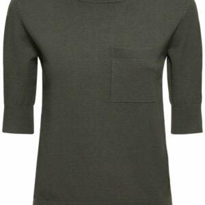 "full" Short-sleeve Knit Crewneck Top