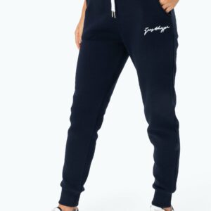 hype navy scribble logo women's joggers