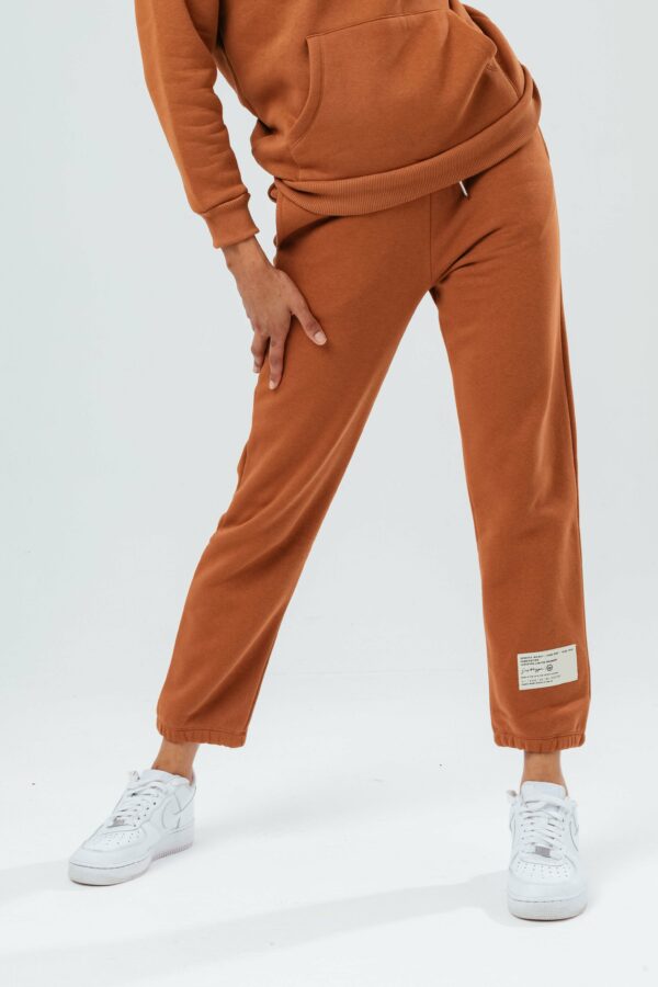 hype staple brown women's joggers