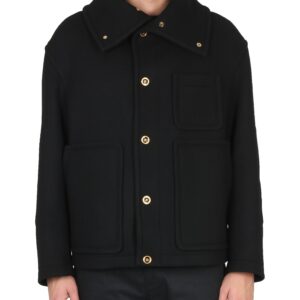 versace medusa wool blouse jacket