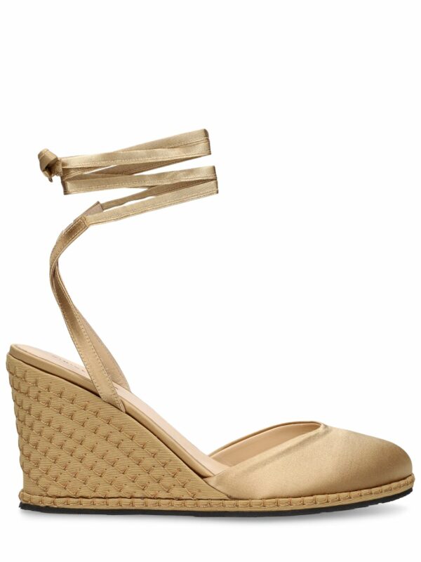 100mm Mandorla Satin Wedges