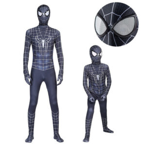 (150cm) Kids Boys Venom Spiderman Cosplay Superhero Romper Costume Fancy Dress Party Jumpsuit