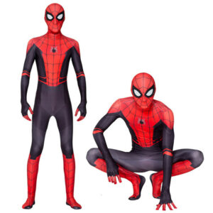 (170cm) Superhero Men Cosplay Spiderman Fancy Dress Party Costume Jumpsuit Outfits Halloween Party