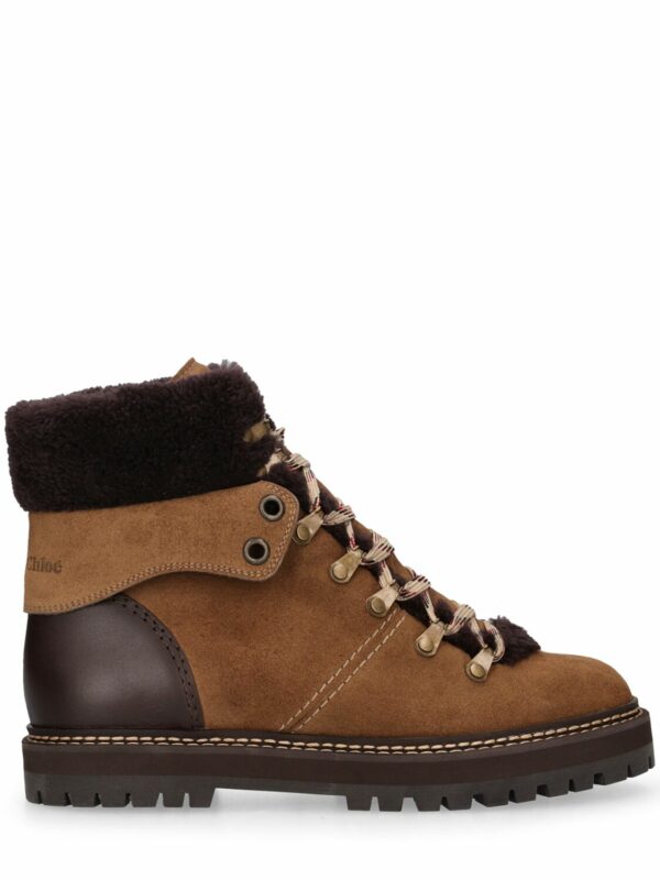 25mm Eileen Suede Hiking Boots