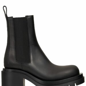 70mm Lug Leather Chelsea Boots