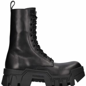 80mm Bulldozer Leather Lace-up Boots