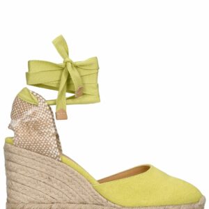 80mm Carina Canvas Espadrille Wedges