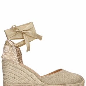 80mm Carina Glittered Canvas Wedges