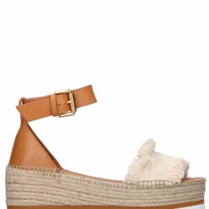 80mm Glyn Canvas Espadrille Wedges