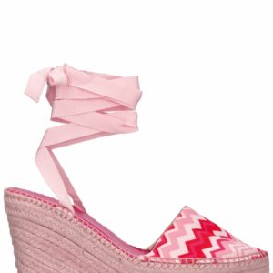 85mm Canvas Espadrille Wedges