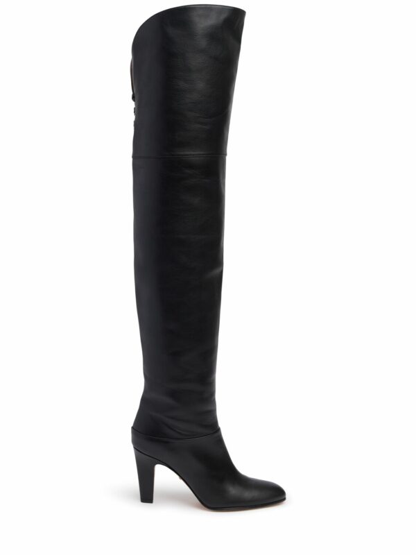 85mm Eve Leather Over-the-knee Boots