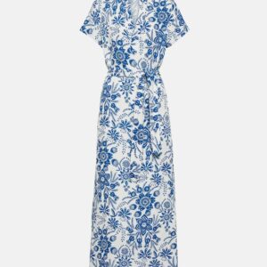 A.P.C. Annelie floral linen-blend maxi dress