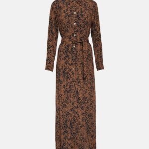 A.P.C. Gwyneth animal-printed maxi dress