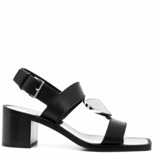 ALAÏA- Le Coeur Leather Sandals