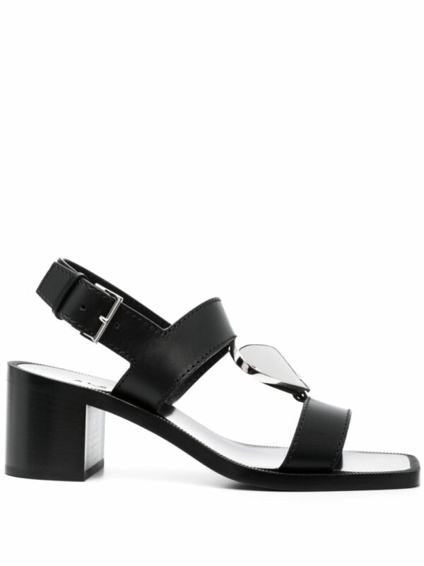 ALAÏA- Le Coeur Leather Sandals