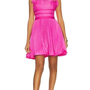 AMUR Lorena Strapless Mini Dress in Pink. Size 2, 4.