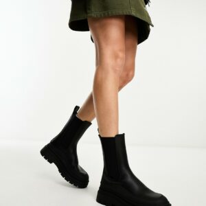 ASOS DESIGN Antidote chunky chelsea boots black